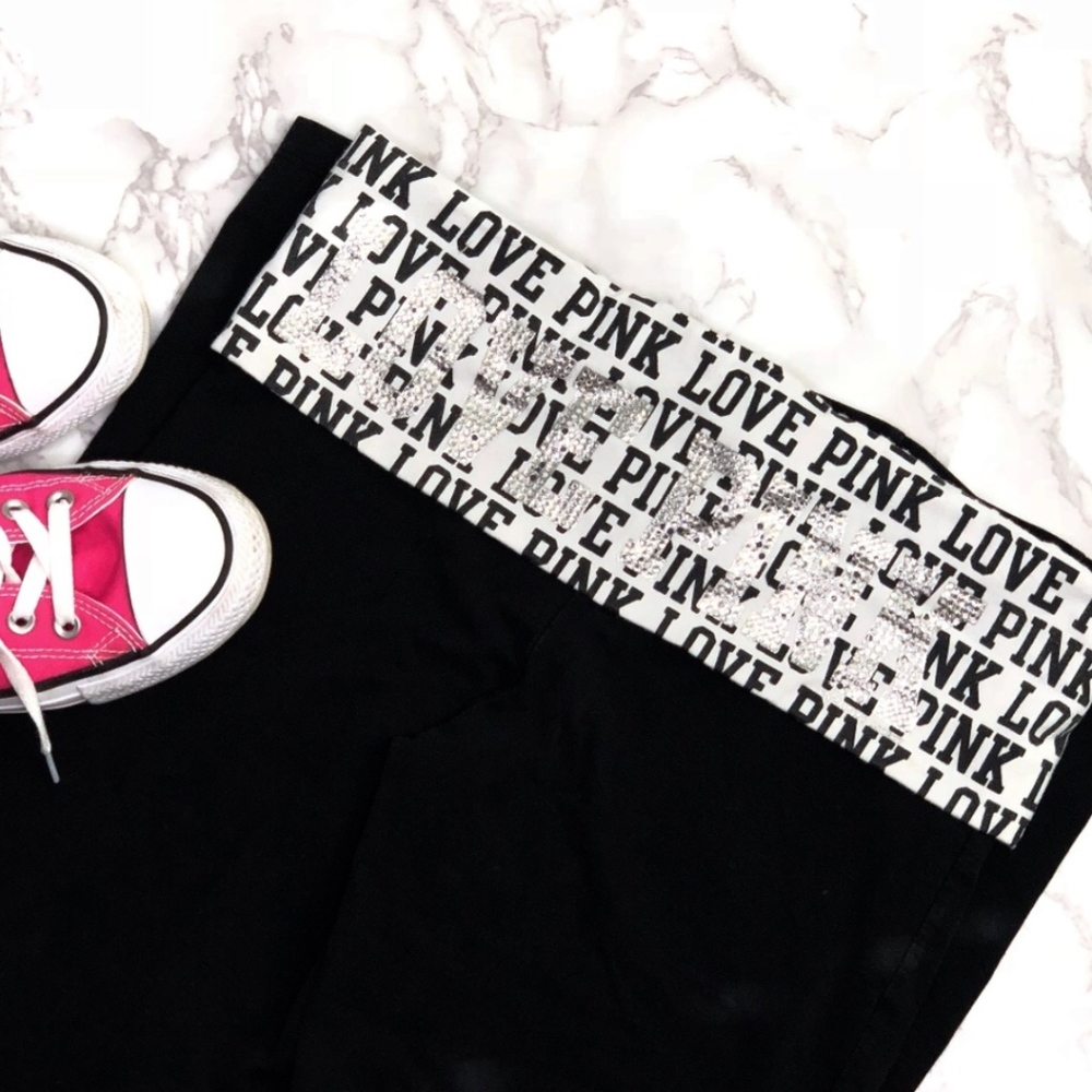 [PINK Victoria's Secret] bling yoga pant #M01